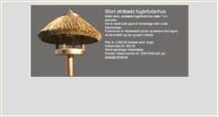 Desktop Screenshot of fuglefoderhus.dk
